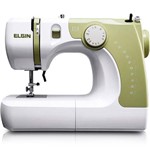 Ficha técnica e caractérísticas do produto Máquina de Costura Supéria JX2050 Branco/Verde - Elgin