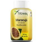 Ficha técnica e caractérísticas do produto Maracujá (Passiflora) 500mg 60 Cápsulas Fitoway