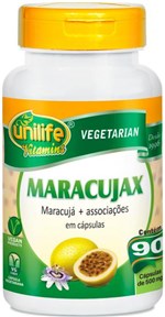 Ficha técnica e caractérísticas do produto Maracujax Maracujá + Associações Unilife 90 Cápsulas