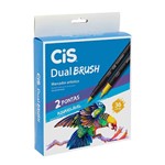 Ficha técnica e caractérísticas do produto Marcador Artistico Cis Dual Brush com 36 Cores