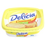 Ficha técnica e caractérísticas do produto Margarina Delicia 250g com Sal