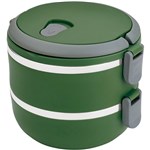 Ficha técnica e caractérísticas do produto Marmita Lunch Box Verde - Euro Home