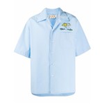 Ficha técnica e caractérísticas do produto Marni Camisa com Estampa e Bolso - Azul