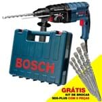 Ficha técnica e caractérísticas do produto Martelete Sds-Plus 800w 2,7 Kg Gbh 2-24d Perfurador Rompedor Bosch Grátis 5 Brocas Sds-Plus 127v