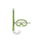 Ficha técnica e caractérísticas do produto Máscara de Mergulho e Snorkel Infantil - Verde - Mor