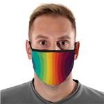 Ficha técnica e caractérísticas do produto Máscara de Tecido com 4 Camadas Lavável Adulto - Arco-Íris - Mask4all