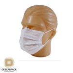Ficha técnica e caractérísticas do produto Máscara Tripla Descartável com Elástico 20 Caixas com 1000 Unidades Descarpack