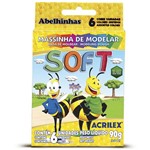 Ficha técnica e caractérísticas do produto Massa de Modelar Acrilex Soft 06 Un.