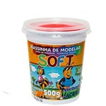 Ficha técnica e caractérísticas do produto Massa de Modelar Soft 500g Base Amido Vermelho - Acrilex