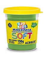 Ficha técnica e caractérísticas do produto Massa de Modelar Soft Acrilex Verde 150g (189828)