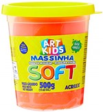 Ficha técnica e caractérísticas do produto Massa de Modelar Soft Acrilex Vermelho 500g