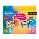 Ficha técnica e caractérísticas do produto Massa de Modelar Soft Bee Unique - 12 Cores 180g