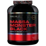 Massa Monster Black: 438kcal por Porção e 28gs de Proteína Concentrada - Chocolate - 3kg - Probiótic