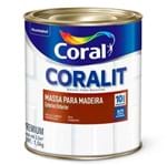 Ficha técnica e caractérísticas do produto Massa para Madeira Coral Coralit 1,5kg Branco
