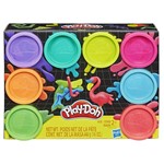 Ficha técnica e caractérísticas do produto Massinha Play-Doh Kit com 8 Potes Neon - Hasbro
