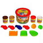 Ficha técnica e caractérísticas do produto Massinha Play-Doh Mini Balde Praia