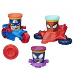 Ficha técnica e caractérísticas do produto Massinha Play Doh Veículos Marvel Avengers B0606 - Hasbro