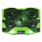 Ficha técnica e caractérísticas do produto Master Cooler Verde Gamer com Led Warrior - Ac292