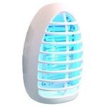 Ficha técnica e caractérísticas do produto Mata Insetos com Luz de LED - Bivolt - Azul Turquesa
