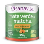 Ficha técnica e caractérísticas do produto Matcha & Mate Verde 300G - Sanavita - Capim Limão + Laranja