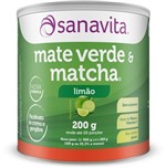 Ficha técnica e caractérísticas do produto Mate Verde e Matcha Limão 200g - Sanavita