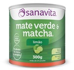 Ficha técnica e caractérísticas do produto Mate Verde e Matcha - Sanavita - Limão - 300g