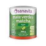 Ficha técnica e caractérísticas do produto Mate Verde E Matcha Sanavita Limão 200G