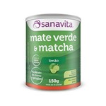 Ficha técnica e caractérísticas do produto Mate Verde e Matcha - Sanavita - Limão 150g
