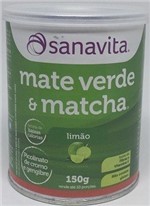 Ficha técnica e caractérísticas do produto Mate Verde e Matcha - Sanavita - Limão - 150g