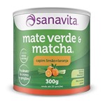 Ficha técnica e caractérísticas do produto Mate Verde Matcha - 300g Capim Limão + Laranja - Sanavita