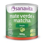 Ficha técnica e caractérísticas do produto Mate Verde Matcha - 300g Limão - Sanavita