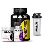 Max Titanium - Kit Auxílio Ganho de Massa Muscular