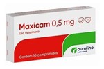 Ficha técnica e caractérísticas do produto Maxicam 0,5 Mg C/ 10 Comprimidos - Ouro Fino