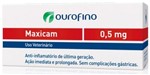 Ficha técnica e caractérísticas do produto Maxicam 0,5mg - 10 Comprimidos - Ouro Fino
