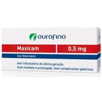 Ficha técnica e caractérísticas do produto Maxicam 0,5MG - 10 Comprimidos - Ourofino