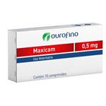 Ficha técnica e caractérísticas do produto Maxicam 0,5mg (10 Comprimidos) - Ourofino