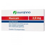 Ficha técnica e caractérísticas do produto Maxicam Anti-inflamatório Ouro Fino 2,0 Mg - 10 Comprimidos