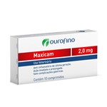 Ficha técnica e caractérísticas do produto Maxicam Ourofino 2mg 10 Comprimidos