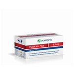 Ficha técnica e caractérísticas do produto Maxicam Plus 0,5 Mg Blister 8 Comprimidos