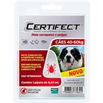 Ficha técnica e caractérísticas do produto Medicamento Antipulgas e Carrapatos P/cães de 40kg a 60kg - Certfect
