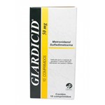 Ficha técnica e caractérísticas do produto Medicamento Giardicid 50mg 10 Comprimidos - Cepav