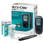 Ficha técnica e caractérísticas do produto Medidor de Glicose Accu Chek Active Kit - Roche
