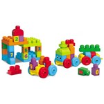 Ficha técnica e caractérísticas do produto Mega Bloks First Builders Trem de Aprendizado 123 - Mattel