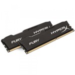 Ficha técnica e caractérísticas do produto Memória 16GB (2x8GB) DDR3 1600MHz Fury Black HX316C10FBK2/16 HyperX