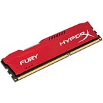 Ficha técnica e caractérísticas do produto Memória 4GB (1x4GB) DDR3 1866MHz HyperX Fury Red HX318C10FR/4 Kingston