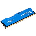 Ficha técnica e caractérísticas do produto Memória 4GB (1x4GB)Kingston DDR3 1600MHz HyperX Fury Blue HX316C10F/4