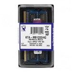 Ficha técnica e caractérísticas do produto Memoria 4gb Ddr3 1600 Mhz Kvr16s11s8/4 Notebook Kingston