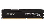 Ficha técnica e caractérísticas do produto Memória 4GB DDR3 Kingston HyperX Fury 1600MHz Preto (HX316C10FB/4)