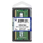 Memória 4GB Notebook Kingston DDR4 2400MHZ KVR24S17S6/4