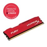 Ficha técnica e caractérísticas do produto Memória 8GB 1600MHz DDR3 CL10 Kingston HyperX FURY Red Series HX316C10FR/8